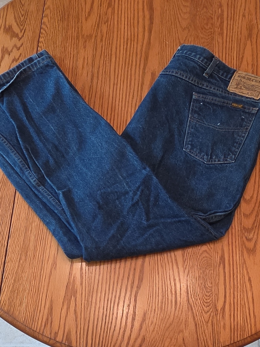 Classic Dark Blue Men’s Roebucks Jeans - Rugged Everyday Denim S 46-30